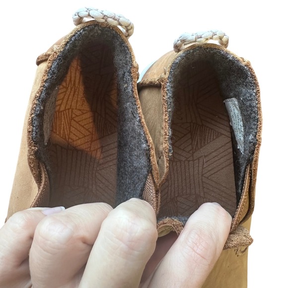 OluKai Hauliloa Manu Hope Brown‎ Leather Ankle Boots Women US 7.5 EUR 37.5 - Picture 5 of 6